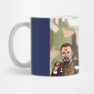 Drinking Leo and Distracted Boyfriend Meme Mug